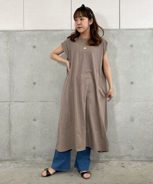 fredy repit（フレディレピ）の「スラブカットワンピース（ワンピース・レディース・チャコールグレー/ブラウン/ブラック・38）」の4枚目の写真