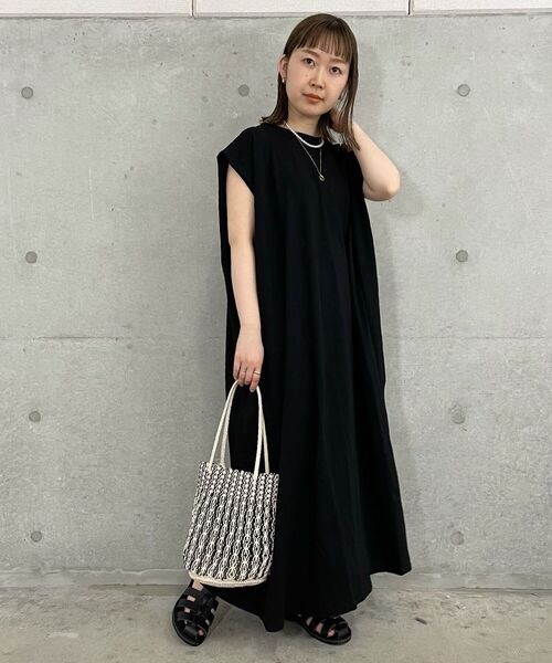 fredy repit（フレディレピ）の「スラブカットワンピース（ワンピース・レディース・チャコールグレー/ブラウン/ブラック・38）」の7枚目の写真