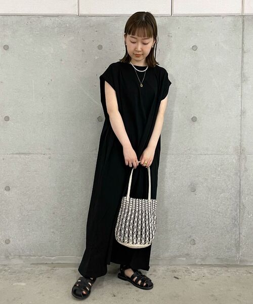 fredy repit（フレディレピ）の「スラブカットワンピース（ワンピース・レディース・チャコールグレー/ブラウン/ブラック・38）」の8枚目の写真