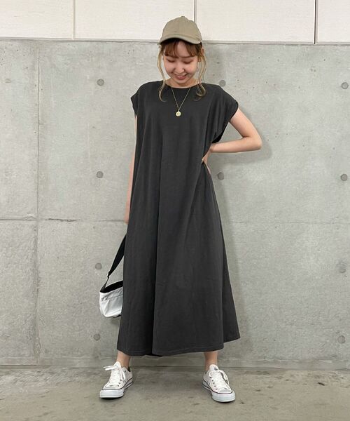 fredy repit（フレディレピ）の「スラブカットワンピース（ワンピース・レディース・チャコールグレー/ブラウン/ブラック・38）」の12枚目の写真