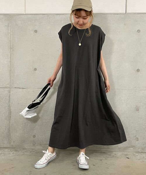 fredy repit（フレディレピ）の「スラブカットワンピース（ワンピース・レディース・チャコールグレー/ブラウン/ブラック・38）」の13枚目の写真