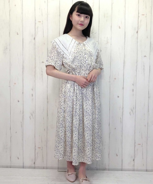 セール K レース白襟花柄op ワンピース Clice De Paris クリシェドゥパリス のファッション通販 Zozotown