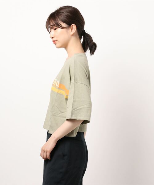 one way（ワンウェイ）の「【oneway Jeans】コロンビアショートTシャツ（Tシャツ/カットソー・レディース・ホワイト/ブラック/ダークグリーン/ライトイエロー・FREE）」の7枚目の写真