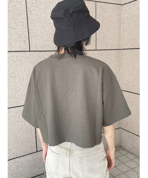 one way（ワンウェイ）の「【oneway Jeans】コロンビアショートTシャツ（Tシャツ/カットソー・レディース・ホワイト/ブラック/ダークグリーン/ライトイエロー・FREE）」の6枚目の写真