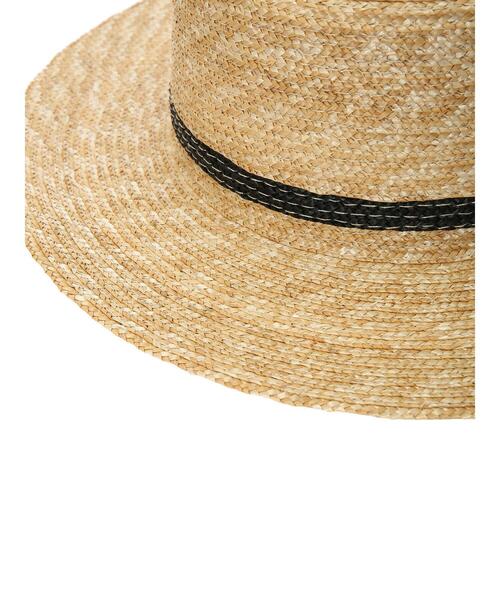koe（コエ）の「細ピッチストローカンカン帽*（ハット・レディース・ブラック/ブラウン・FREE）」の7枚目の写真