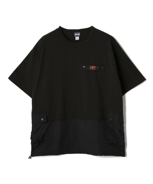 schott（ショット）の「Schott/ショット/DRAW HEM POCKET T-SHIRT/ドローヘム ポケット Tシャツ（Tシャツ/カットソー・メンズ・オリーブ/ブラック/ホワイト・X-LARGE/MEDIUM/LARGE）」の3枚目の写真