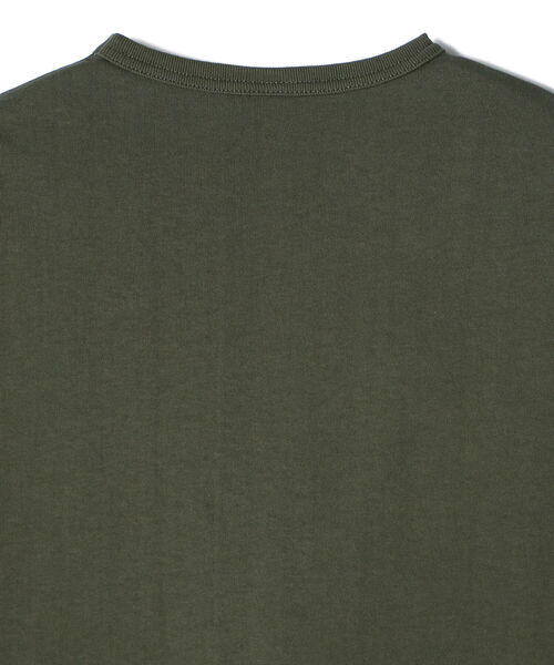 schott（ショット）の「Schott/ショット/DRAW HEM POCKET T-SHIRT/ドローヘム ポケット Tシャツ（Tシャツ/カットソー・メンズ・オリーブ/ブラック/ホワイト・X-LARGE/MEDIUM/LARGE）」の6枚目の写真