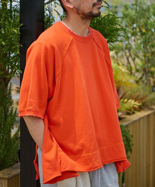 CIAOPANIC TYPY(チャオパニックティピー)の「【etsinta/エシンタ】ダメージBIGスウェット(スウェット・レディース・ホワイト/パープル/オレンジ/アイボリー・ONE SIZE)」の21枚目の写真