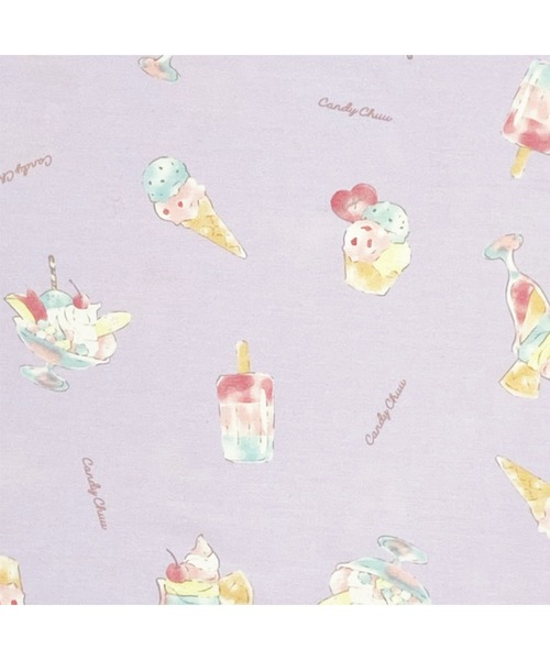 Candychuu（キャンディチュウ）の「ルームウェアワンピース（ルームワンピース・キッズ・ラベンダー/サックスブルー・XXS/M/XS/S）」の6枚目の写真