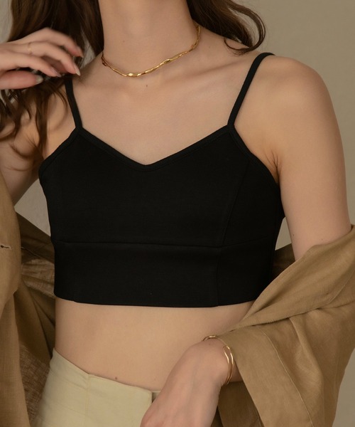 I_am（アイアム）の「relax touch bra top（チューブトップ・レディース・ブラック/ベージュ/キャメル・FREE）」の2枚目の写真