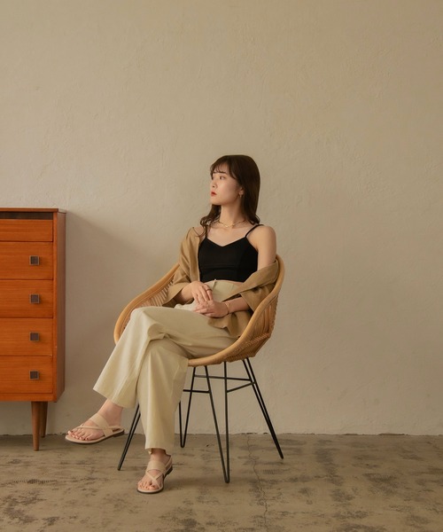 I_am（アイアム）の「relax touch bra top（チューブトップ・レディース・ブラック/ベージュ/キャメル・FREE）」の5枚目の写真