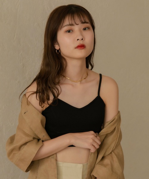 I_am（アイアム）の「relax touch bra top（チューブトップ・レディース・ブラック/ベージュ/キャメル・FREE）」の4枚目の写真