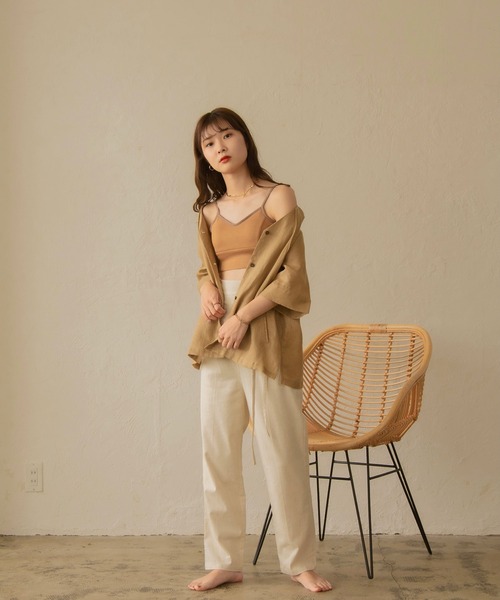 I_am（アイアム）の「relax touch bra top（チューブトップ・レディース・ブラック/ベージュ/キャメル・FREE）」の6枚目の写真