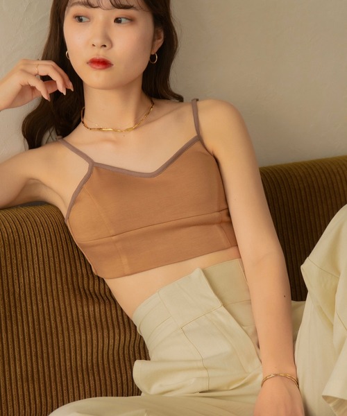 I_am（アイアム）の「relax touch bra top（チューブトップ・レディース・ブラック/ベージュ/キャメル・FREE）」の14枚目の写真