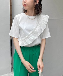 CAPRICIEUX LE'MAGE | アシメフリルＴシャツ(Tシャツ/カットソー)