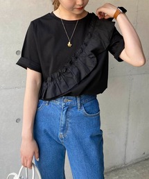 CAPRICIEUX LE'MAGE | アシメフリルＴシャツ(Tシャツ/カットソー)