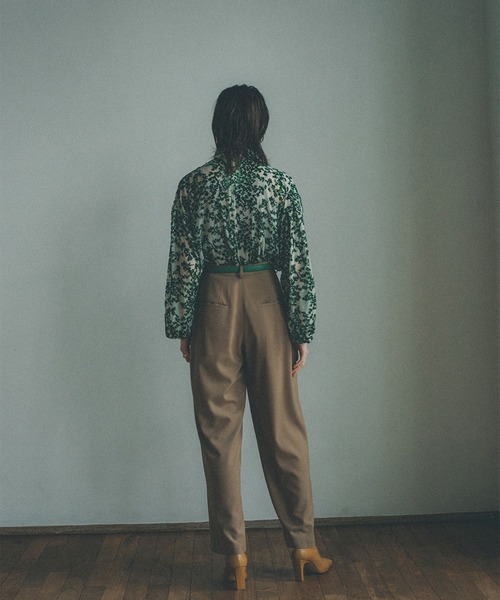 CLANE（クラネ）の「【CLANE(クラネ)】ベーシックタックパンツ 11110