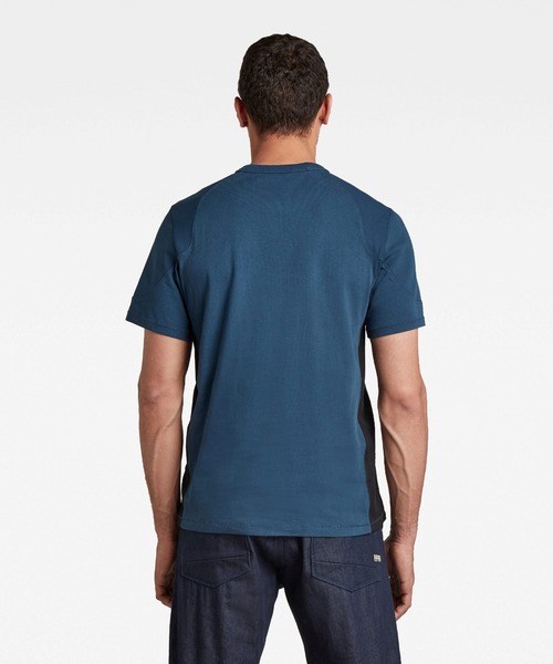 G-STAR（ジースター）の「MOTO NEOPRENE T-SHIRT（Tシャツ/カットソー・メンズ・ダークブラック/ダークブルー・SMALL/MEDIUM/LARGE/X-SMALL/XX-SMALL）」の13枚目の写真