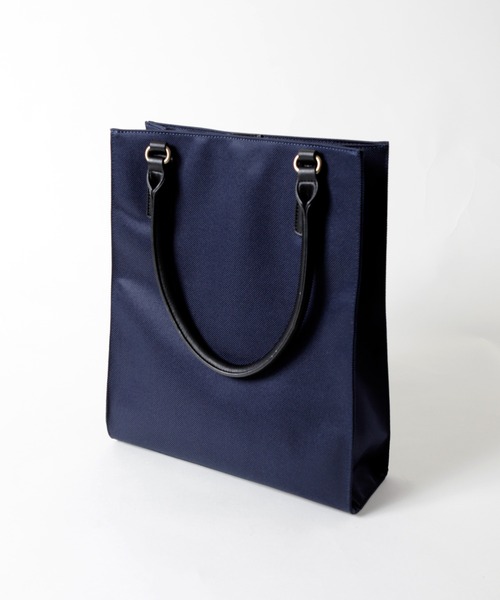 UNION STATION（ユニオンステーション）の「【スムース調】ツイルスクエアトートバッグ（トートバッグ・メンズ・ホワイト/ブラック/ネイビー・FREE）」の13枚目の写真