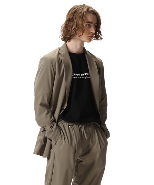 uniform experiment（ユニフォームエクスペリメント）の「STRETCH PLAIN WEAVE CLOTH 2BUTTON JACKET（テーラードジャケット・メンズ・チャコールグレー/ベージュ・3/2/4/1）」の11枚目の写真