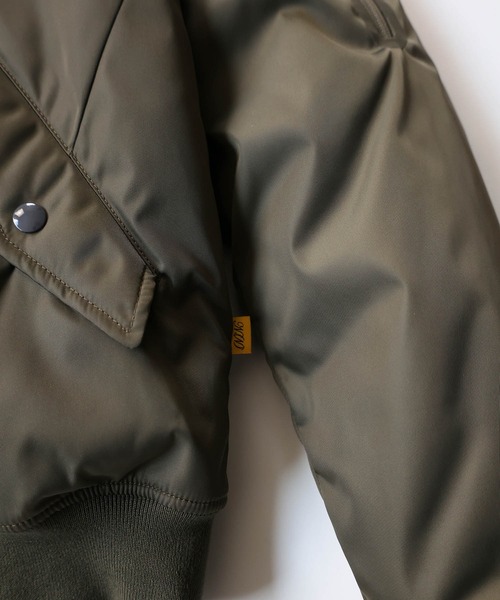 NUMBER (N)INE（ナンバーナイン）の「PRINTED ASYMMETRIC POCKET MA-1 / アシンメトリックポケット MA-1 (プリント)（ミリタリージャケット・メンズ・オリーブ/ブラック・3/2/4）」の6枚目の写真