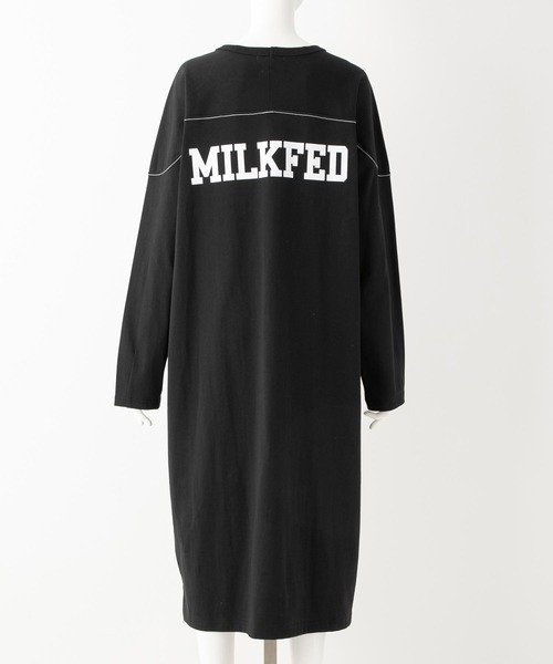 MILKFED.（ミルクフェド）の「STITCHED YOKE DRESS（ワンピース・レディース・ホワイト/ブラック/ネイビー・ONE SIZE）」の5枚目の写真