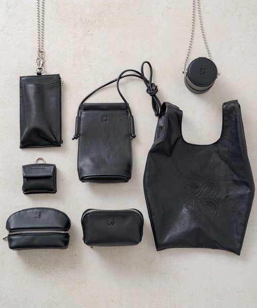 Kastane（カスタネ）の「【kolors like you】フェイクレザーマルシェバッグ（トートバッグ・レディース・サーモンピンク/ブラック/ベージュ/キャメル/シルバー・FREE）」の12枚目の写真