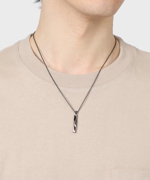 Paul Smith COLLECTION(ポールスミスコレクション)の「【限定】/ブラックツイスト ネックレス / 214512 EC210(ネックレス・メンズ・ブラック・FREE)」の10枚目の写真