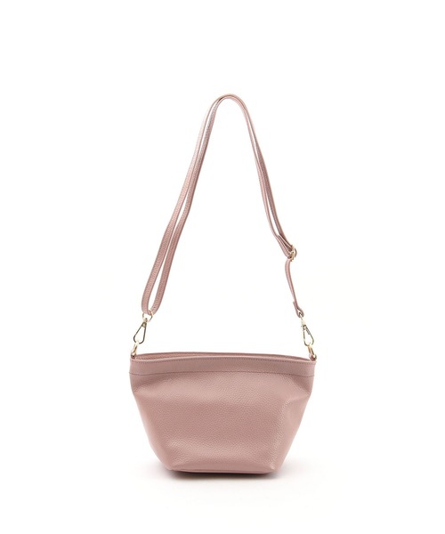 COOCO（クーコ）の「【牛革】シュリンクレザーミニショルダーバッグ（ショルダーバッグ・レディース・オフホワイト/ブラック/レッド/ライトピンク/ブラウン/イエロー/グリーン/ブルー/パープル/グレー・9）」の9枚目の写真