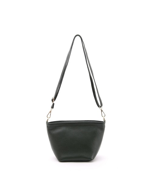 COOCO（クーコ）の「【牛革】シュリンクレザーミニショルダーバッグ（ショルダーバッグ・レディース・オフホワイト/ブラック/レッド/ライトピンク/ブラウン/イエロー/グリーン/ブルー/パープル/グレー・9）」の6枚目の写真