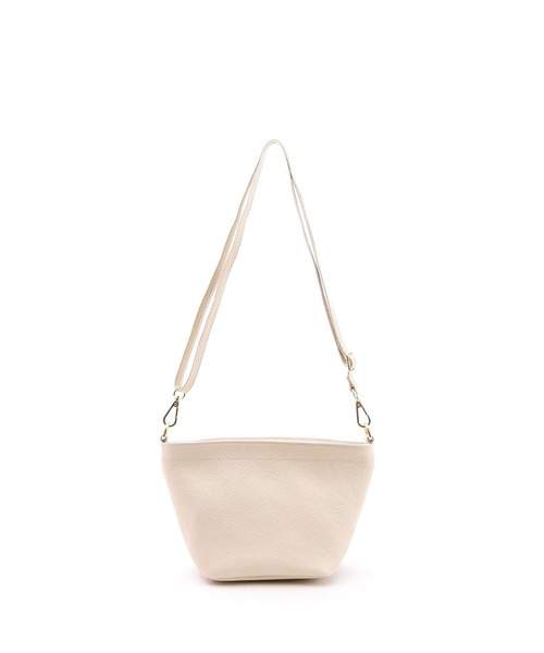 COOCO（クーコ）の「【牛革】シュリンクレザーミニショルダーバッグ（ショルダーバッグ・レディース・オフホワイト/ブラック/レッド/ライトピンク/ブラウン/イエロー/グリーン/ブルー/パープル/グレー・9）」の11枚目の写真