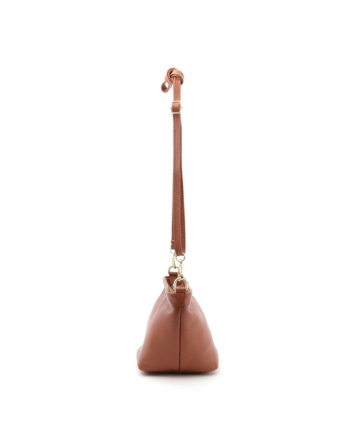 COOCO（クーコ）の「【牛革】シュリンクレザーミニショルダーバッグ（ショルダーバッグ・レディース・オフホワイト/ブラック/レッド/ライトピンク/ブラウン/イエロー/グリーン/ブルー/パープル/グレー・9）」の13枚目の写真