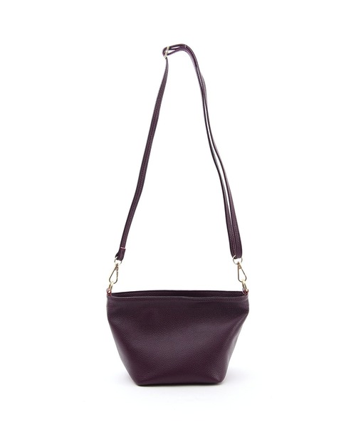 COOCO（クーコ）の「【牛革】シュリンクレザーミニショルダーバッグ（ショルダーバッグ・レディース・オフホワイト/ブラック/レッド/ライトピンク/ブラウン/イエロー/グリーン/ブルー/パープル/グレー・9）」の15枚目の写真