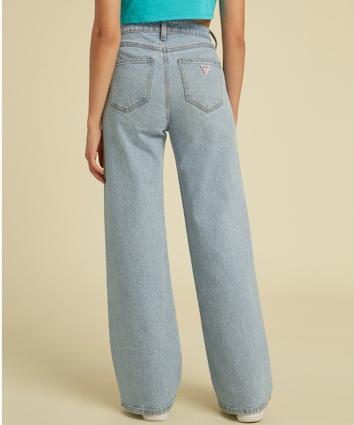 Guess（ゲス）の「GUESS Originals Wide-Leg Denim Pants（デニムパンツ・レディース・インディゴブルー・24inch/25inch/26inch/27inch）」の2枚目の写真
