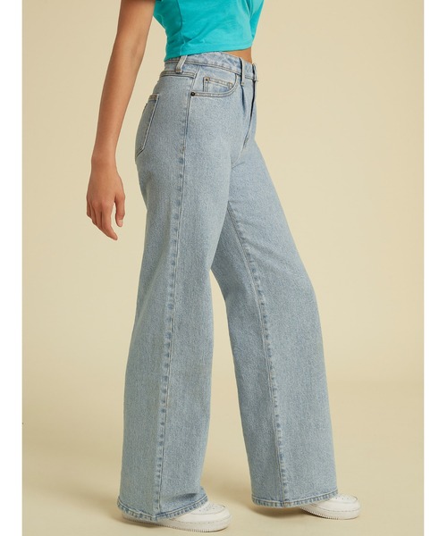 Guess（ゲス）の「GUESS Originals Wide-Leg Denim Pants（デニムパンツ・レディース・インディゴブルー・24inch/25inch/26inch/27inch）」の3枚目の写真