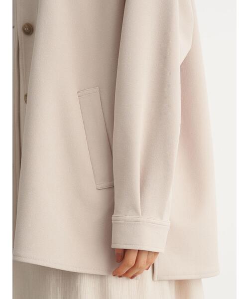 earth music&ecology（アースミュージックアンドエコロジー）の「CPOジャケット ＊（ブルゾン・レディース・ライトベージュ/ブラウン/ライトパープル・FREE）」の18枚目の写真