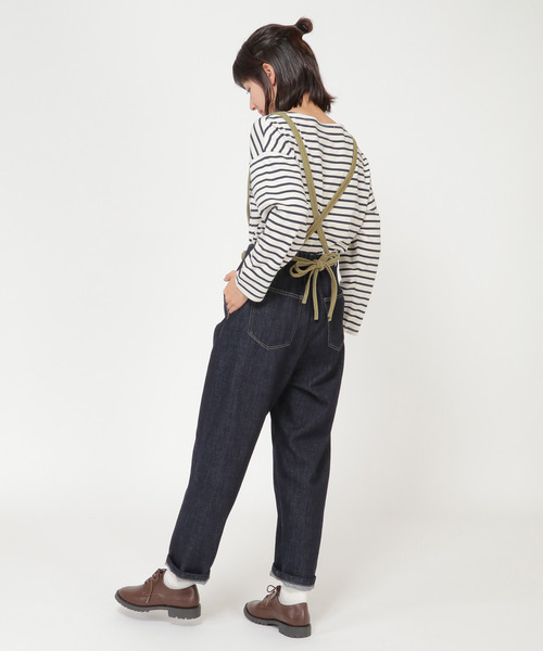 LBC（エルビーシー）の「サスツキパンツ（その他パンツ・レディース・ネイビー/ベージュ・M）」の7枚目の写真