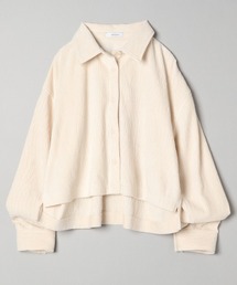 JEANASIS | 【SETUP対応】ヨウリュウベロアショートシャツ/237438(シャツ/ブラウス)