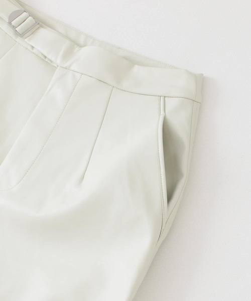 KBF（ケイビーエフ）の「フェイクレザーパンツ（その他パンツ・レディース・ブラック/ライトグレー・ONE）」の18枚目の写真