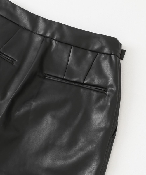 KBF（ケイビーエフ）の「フェイクレザーパンツ（その他パンツ・レディース・ブラック/ライトグレー・ONE）」の16枚目の写真