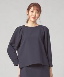 closet story | ＜closet story（クローゼットストーリー）＞ダブルクロス タックブラウス -ウォッシャブル-(シャツ/ブラウス)