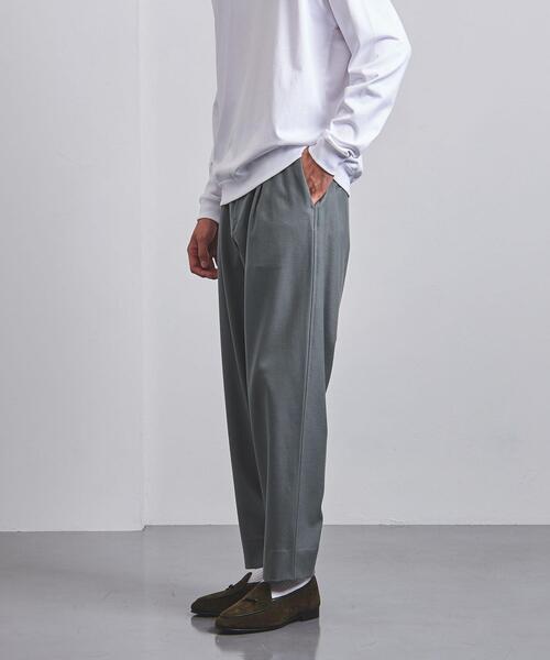 UNITED ARROWS（ユナイテッドアローズ）の「＜UNITED ARROWS＞ T/R ギャバ ワイドテーパード 1プリーツ（その他パンツ・メンズ・ターコイズブルー/ダークグレー/モカ・S/M/XL/L）」の8枚目の写真