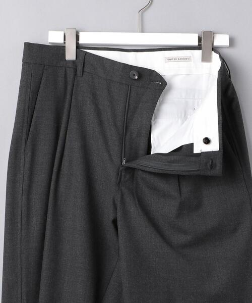 UNITED ARROWS（ユナイテッドアローズ）の「＜UNITED ARROWS＞ T/R ギャバ ワイドテーパード 1プリーツ（その他パンツ・メンズ・ターコイズブルー/ダークグレー/モカ・S/M/XL/L）」の21枚目の写真