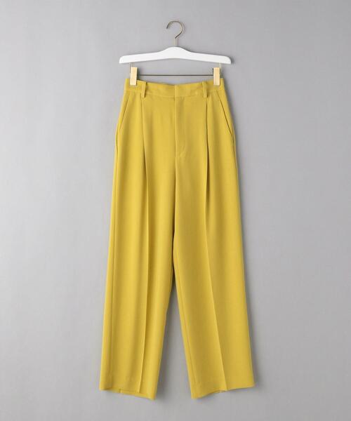 BEAUTY&YOUTH UNITED ARROWS（ビューティーアンドユースユナイテッドアローズ）の「BY アセテート ワイドタックパンツ -ウォッシャブル-◆（その他パンツ・レディース・ブラック/イエロー/シャーベット・S/M）」の8枚目の写真