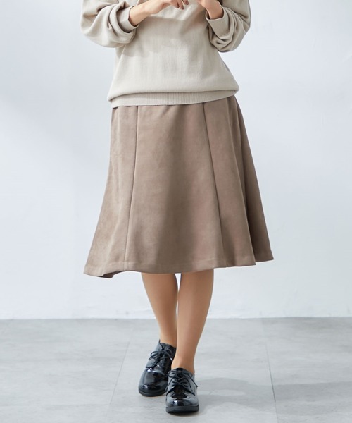 GLACIER（グラシア）の「マーメイドスカート（スカート・レディース・アイボリー/ブルー系その他/ピンク系その他/グレイッシュベージュ/モカ・S/M/L/LL）」の2枚目の写真