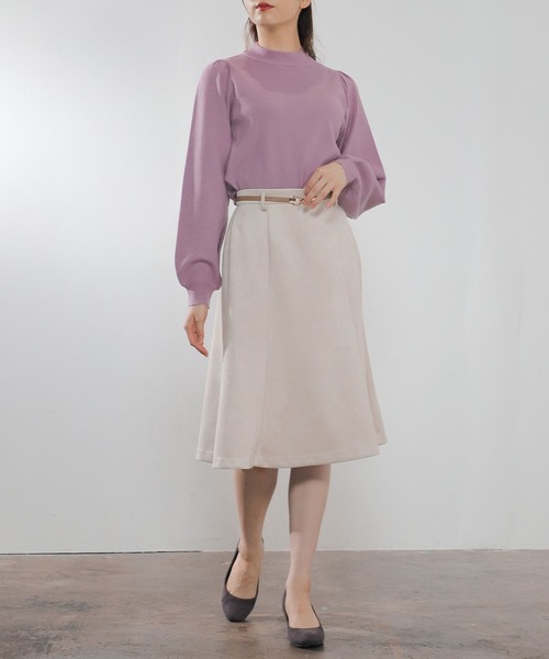 GLACIER（グラシア）の「マーメイドスカート（スカート・レディース・アイボリー/ブルー系その他/ピンク系その他/グレイッシュベージュ/モカ・S/M/L/LL）」の18枚目の写真