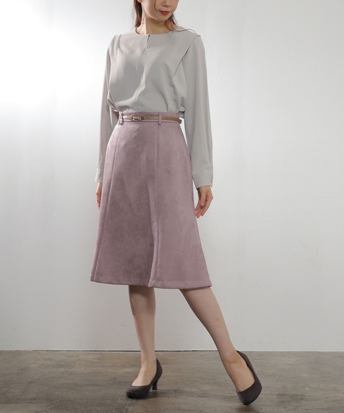 GLACIER（グラシア）の「マーメイドスカート（スカート・レディース・アイボリー/ブルー系その他/ピンク系その他/グレイッシュベージュ/モカ・S/M/L/LL）」の9枚目の写真