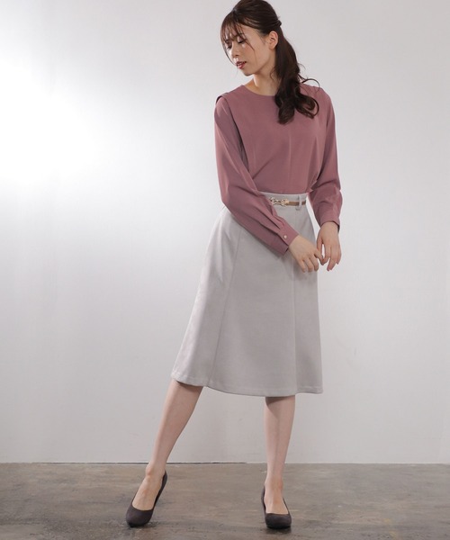 GLACIER（グラシア）の「マーメイドスカート（スカート・レディース・アイボリー/ブルー系その他/ピンク系その他/グレイッシュベージュ/モカ・S/M/L/LL）」の21枚目の写真