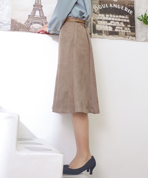 GLACIER（グラシア）の「マーメイドスカート（スカート・レディース・アイボリー/ブルー系その他/ピンク系その他/グレイッシュベージュ/モカ・S/M/L/LL）」の16枚目の写真