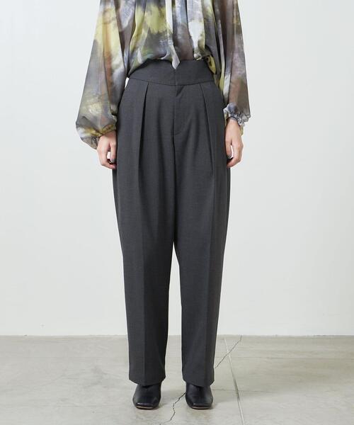 MARW UNITED ARROWS（マルゥ ユナイテッドアローズ）の「＜MARW UNITED ARROWS（マルゥ ユナイテッドアローズ）＞ サージ パンツ（その他パンツ・レディース・ダークグレー/ブラック・36/38）」の14枚目の写真